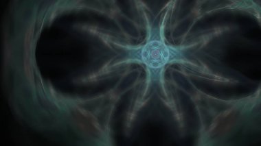 Fantezi kaotik renkli fraktal desen. Soyut Fraktal şekiller. 3D render resimde arka plan veya duvar kağıdı.