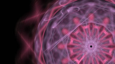 Fantezi kaotik renkli fraktal desen. Soyut Fraktal şekiller. 3D render resimde arka plan veya duvar kağıdı.