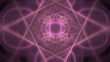 Fantezi kaotik renkli fraktal desen. Soyut Fraktal şekiller. 3D render resimde arka plan veya duvar kağıdı.