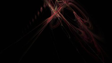 Fantezi kaotik renkli fraktal desen. Soyut Fraktal şekiller. 3D render resimde arka plan veya duvar kağıdı.