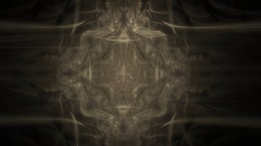 Fantezi kaotik renkli fraktal desen. Soyut Fraktal şekiller. 3D render resimde arka plan veya duvar kağıdı.