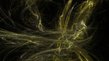 Fantezi kaotik renkli fraktal desen. Soyut Fraktal şekiller. 3D render resimde arka plan veya duvar kağıdı.