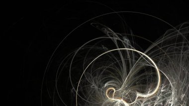 Fantezi kaotik renkli fraktal desen. Soyut Fraktal şekiller. 3D render resimde arka plan veya duvar kağıdı.