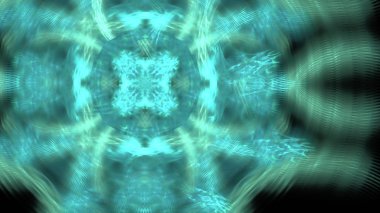 Fantezi kaotik renkli fraktal desen. Soyut Fraktal şekiller. 3D render resimde arka plan veya duvar kağıdı.