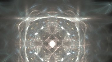 Fantezi kaotik renkli fraktal desen. Soyut Fraktal şekiller. 3D render resimde arka plan veya duvar kağıdı.