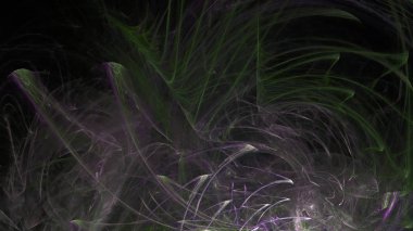 Fantezi kaotik renkli fraktal desen. Soyut Fraktal şekiller. 3D render resimde arka plan veya duvar kağıdı.