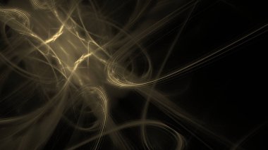 Fantezi kaotik renkli fraktal desen. Soyut Fraktal şekiller. 3D render resimde arka plan veya duvar kağıdı.