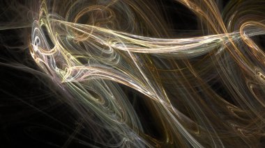 Fantezi kaotik renkli fraktal desen. Soyut Fraktal şekiller. 3D render resimde arka plan veya duvar kağıdı.