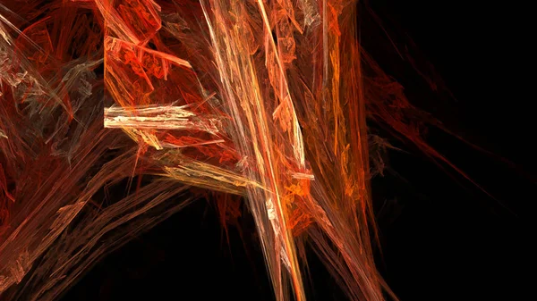 Fantezi kaotik renkli fraktal desen. Soyut Fraktal şekiller. 3D render resimde arka plan veya duvar kağıdı.