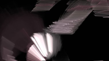 Fantezi kaotik renkli fraktal desen. Soyut Fraktal şekiller. 3D render resimde arka plan veya duvar kağıdı.