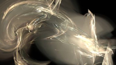 Fantezi kaotik renkli fraktal desen. Soyut Fraktal şekiller. 3D render resimde arka plan veya duvar kağıdı.