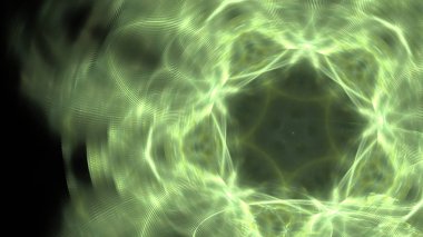 Fantezi kaotik renkli fraktal desen. Soyut Fraktal şekiller. 3D render resimde arka plan veya duvar kağıdı.