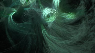 Fantezi kaotik renkli fraktal desen. Soyut Fraktal şekiller. 3D render resimde arka plan veya duvar kağıdı.