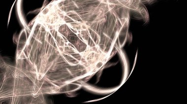 Fantezi kaotik renkli fraktal desen. Soyut Fraktal şekiller. 3D render resimde arka plan veya duvar kağıdı.