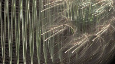 Fantezi kaotik renkli fraktal desen. Soyut Fraktal şekiller. 3D render resimde arka plan veya duvar kağıdı.