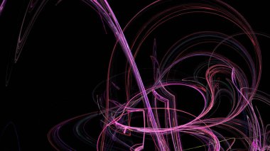 Fantezi kaotik renkli fraktal desen. Soyut Fraktal şekiller. 3D render resimde arka plan veya duvar kağıdı.