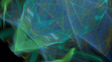 Fantezi kaotik renkli fraktal desen. Soyut Fraktal şekiller. 3D render resimde arka plan veya duvar kağıdı.