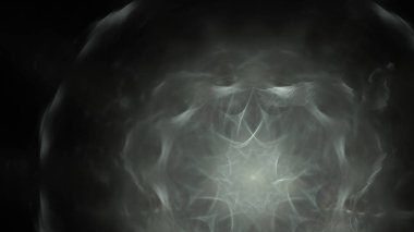 Fantezi kaotik renkli fraktal desen. Soyut Fraktal şekiller. 3D render resimde arka plan veya duvar kağıdı.