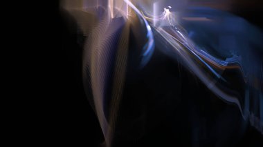 Fantezi kaotik renkli fraktal desen. Soyut Fraktal şekiller. 3D render resimde arka plan veya duvar kağıdı.