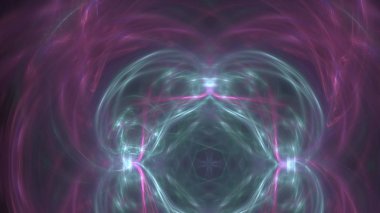 Fantezi kaotik renkli fraktal desen. Soyut Fraktal şekiller. 3D render resimde arka plan veya duvar kağıdı.