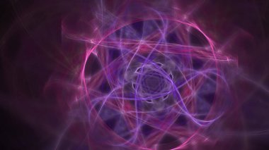 Fantezi kaotik renkli fraktal desen. Soyut Fraktal şekiller. 3D render resimde arka plan veya duvar kağıdı.