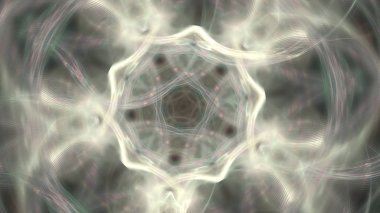 Fantezi kaotik renkli fraktal desen. Soyut Fraktal şekiller. 3D render resimde arka plan veya duvar kağıdı.