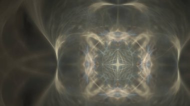 Fantezi kaotik renkli fraktal desen. Soyut Fraktal şekiller. 3D render resimde arka plan veya duvar kağıdı.