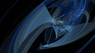 Fantezi kaotik renkli fraktal desen. Soyut Fraktal şekiller. 3D render resimde arka plan veya duvar kağıdı.