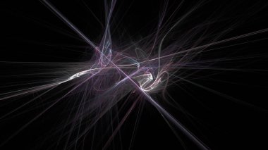 Fantezi kaotik renkli fraktal desen. Soyut Fraktal şekiller. 3D render resimde arka plan veya duvar kağıdı.