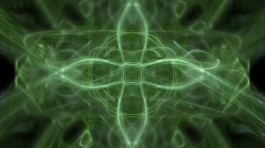 Fantezi kaotik renkli fraktal desen. Soyut Fraktal şekiller. 3D render resimde arka plan veya duvar kağıdı.