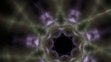 Fantezi kaotik renkli fraktal desen. Soyut Fraktal şekiller. 3D render resimde arka plan veya duvar kağıdı.