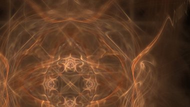 Fantezi kaotik renkli fraktal desen. Soyut Fraktal şekiller. 3D render resimde arka plan veya duvar kağıdı.