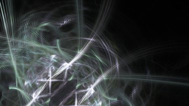 Fantezi kaotik renkli fraktal desen. Soyut Fraktal şekiller. 3D render resimde arka plan veya duvar kağıdı.