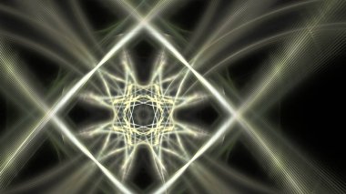 Fantezi kaotik renkli fraktal desen. Soyut Fraktal şekiller. 3D render resimde arka plan veya duvar kağıdı.