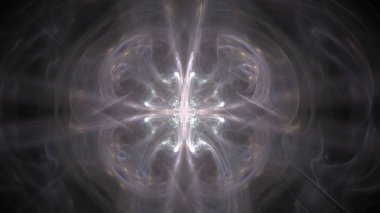 Fantezi kaotik renkli fraktal desen. Soyut Fraktal şekiller. 3D render resimde arka plan veya duvar kağıdı.