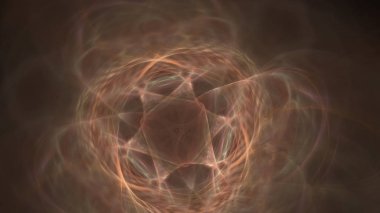 Fantezi kaotik renkli fraktal desen. Soyut Fraktal şekiller. 3D render resimde arka plan veya duvar kağıdı.