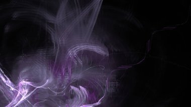 Fantezi kaotik renkli fraktal desen. Soyut Fraktal şekiller. 3D render resimde arka plan veya duvar kağıdı.