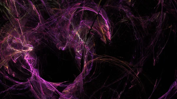 Fantezi kaotik renkli fraktal desen. Soyut Fraktal şekiller. 3D render resimde arka plan veya duvar kağıdı.