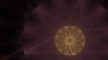 Fantezi kaotik renkli fraktal desen. Soyut Fraktal şekiller. 3D render resimde arka plan veya duvar kağıdı.