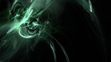 Fantezi kaotik renkli fraktal desen. Soyut Fraktal şekiller. 3D render resimde arka plan veya duvar kağıdı.