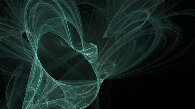 Fantezi kaotik renkli fraktal desen. Soyut Fraktal şekiller. 3D render resimde arka plan veya duvar kağıdı.