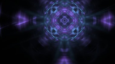 Fantezi kaotik renkli fraktal desen. Soyut Fraktal şekiller. 3D render resimde arka plan veya duvar kağıdı.