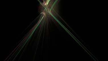 Fantezi kaotik renkli fraktal desen. Soyut Fraktal şekiller. 3D render resimde arka plan veya duvar kağıdı.