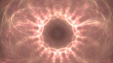 Fantezi kaotik renkli fraktal desen. Soyut Fraktal şekiller. 3D render resimde arka plan veya duvar kağıdı.