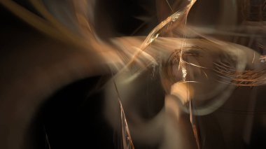 Fantezi kaotik renkli fraktal desen. Soyut Fraktal şekiller. 3D render resimde arka plan veya duvar kağıdı.