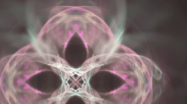 Fantezi kaotik renkli fraktal desen. Soyut Fraktal şekiller. 3D render resimde arka plan veya duvar kağıdı.