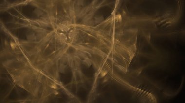 Fantezi kaotik renkli fraktal desen. Soyut Fraktal şekiller. 3D render resimde arka plan veya duvar kağıdı.