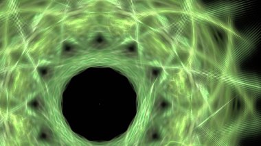 Fantezi kaotik renkli fraktal desen. Soyut Fraktal şekiller. 3D render resimde arka plan veya duvar kağıdı.