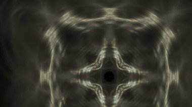 Fantezi kaotik renkli fraktal desen. Soyut Fraktal şekiller. 3D render resimde arka plan veya duvar kağıdı.