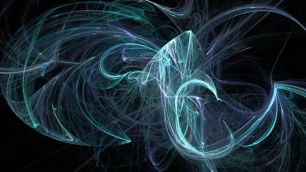 Fantezi kaotik renkli fraktal desen. Soyut Fraktal şekiller. 3D render resimde arka plan veya duvar kağıdı.